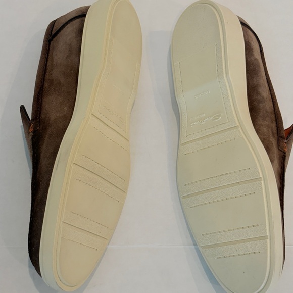 Santino Botanist Men’s Suede Loafers NEW US 8 Made in Italy - Picture 11 of 12